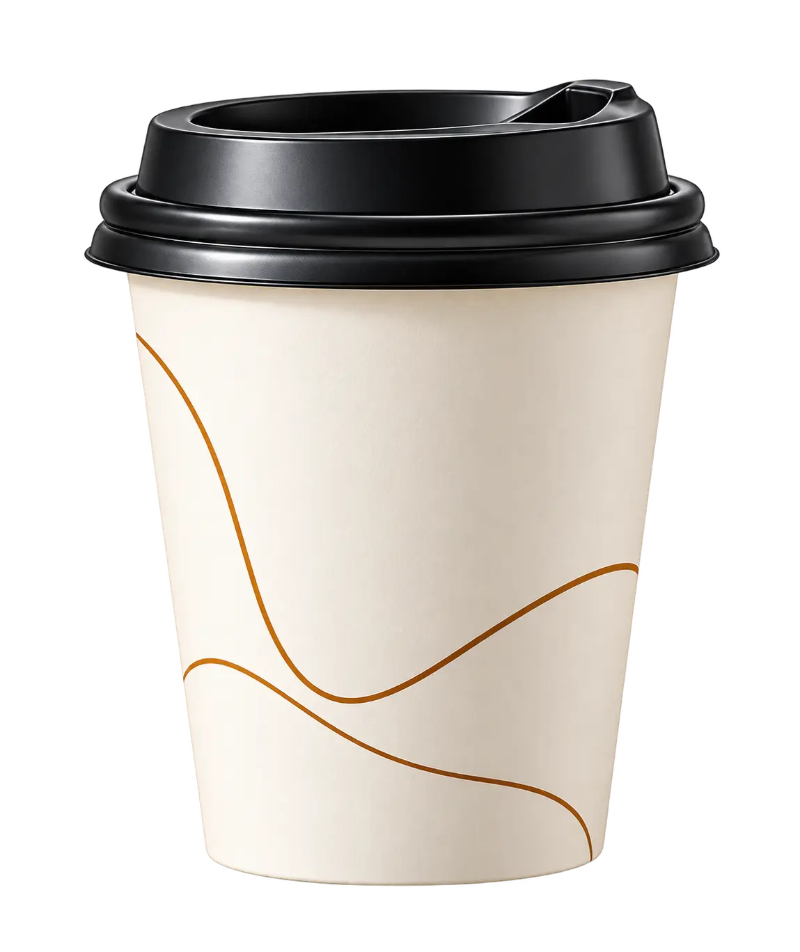 Contoh paper cup custom Motif tropis