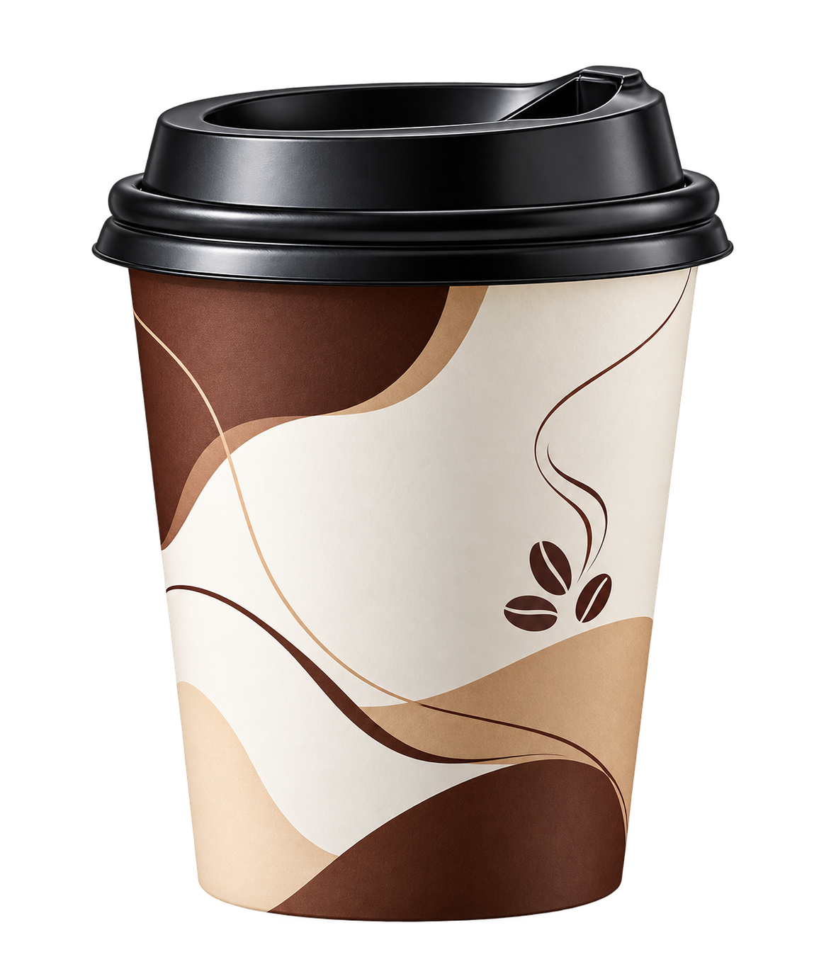 Contoh paper cup custom Motif matcha