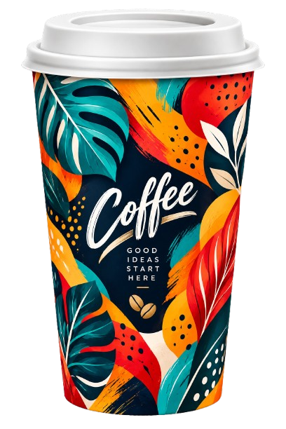 Contoh custom logo paper cup 44