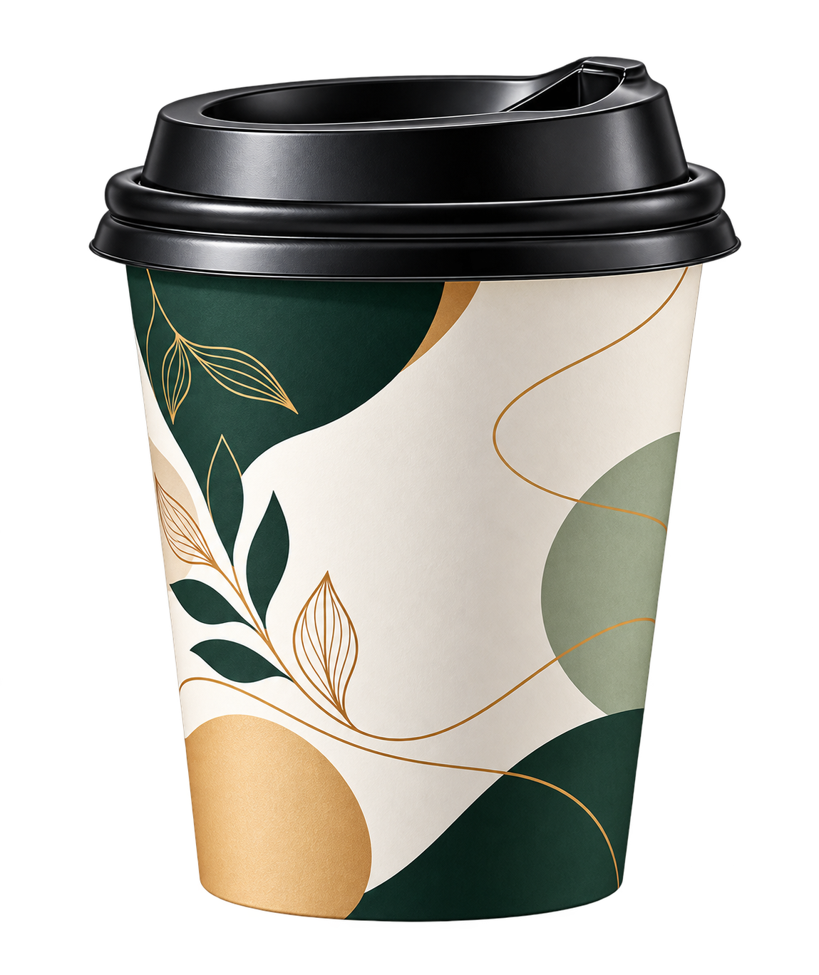 Contoh paper cup custom Full wrap warna