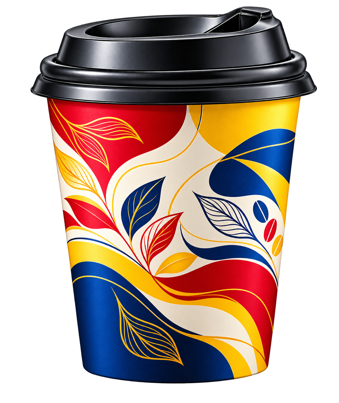 Contoh paper cup custom Motif candy