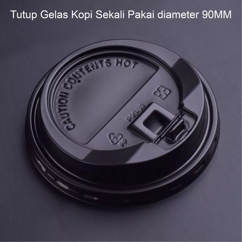 Tutup Gelas Kopi Sekali Pakai Diameter 90mm