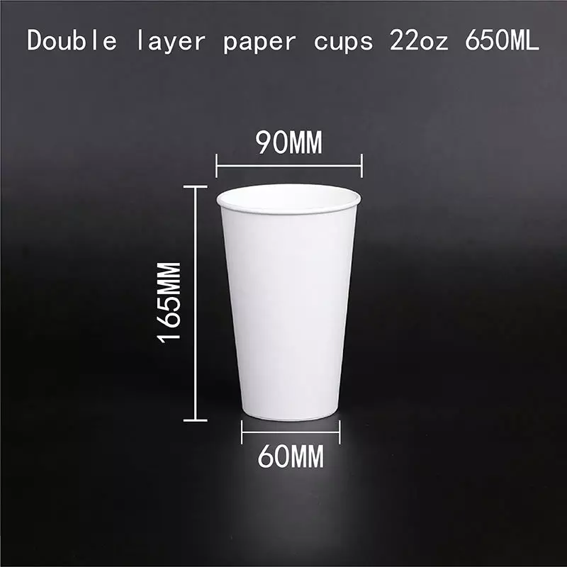 Double Layer Paper Cup 22oz 650ml