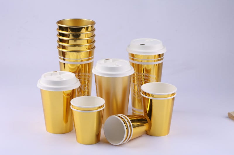 Golden Paper Cup