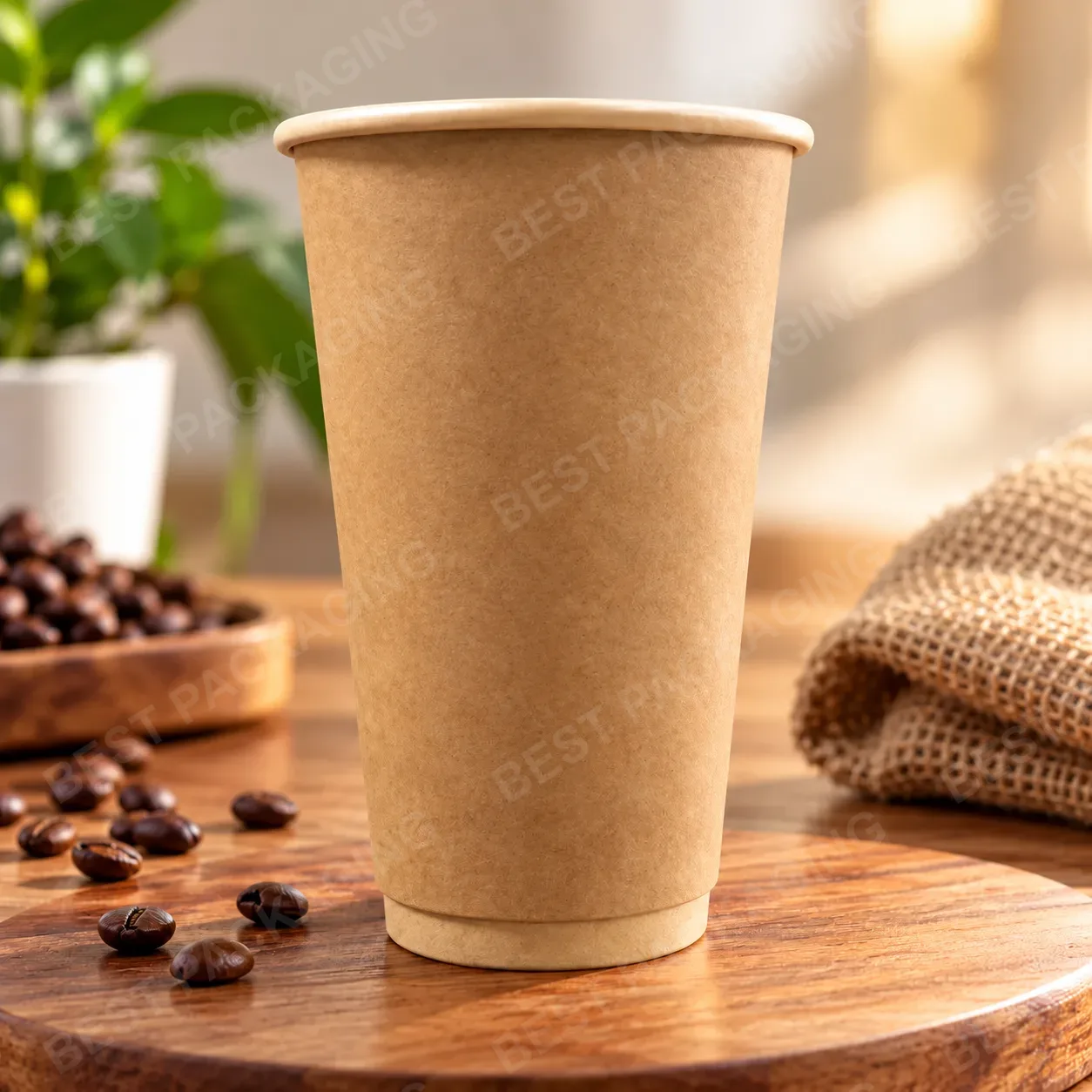 Insulated Double Wall Kraft Paper Cup